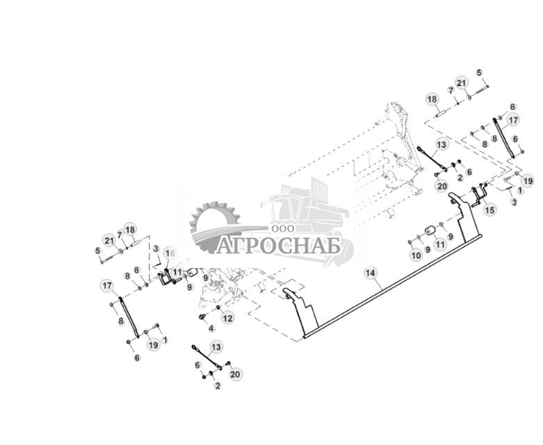 Рычаг регулировки натяжения системы поверхностной обвязки - ST909850 114.jpg